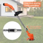 DRAADLOZE Onkruid / Grastrimmer / Grasmaaier 650W. - Afbeelding 4