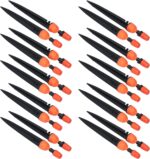 Allecto Plus - 20 stuks Verstelbare Druppel Emitters voor Efficiënte Water Irrigatie - 360 Graden Water Flow Druppelaars voor Moestuin, Tuin en Kas - Afbeelding 7