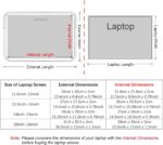 laptophoes laptop sleeve aktetas 14-15inch - Afbeelding 6