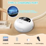 Elektrische Neusafzuiger Baby - 9 Instelbare Zuigniveaus - Oplaadbaar - Nachtlampje en Kinderrijmpje - Neusreiniger voor Pasgeborenen, Baby's en Kinderen - Afbeelding 3