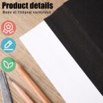 36 wit + 36 zwart VGOODALL Zwarte en witte Vellen Zijdepapier, Knutselpapier en Cadeaupapier, Perfect voor Verjaardagen, Halloween en Bruiloften - Afbeelding 2