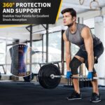 CAMBIVO NS10 2 x maat M kniebrace voor dames en heren, kniebandage voor hardlopen, wandelen, joggen, sport, volleybal, kniebeschermers nuttig herstel bij meniscusscheuren, ACL en artritis (kopie) - Afbeelding 8