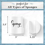 Sponshouder voor de keuken - spoelbakhouder keramiek wit - gootsteenorganizer - landelijke stijl - Afbeelding 10