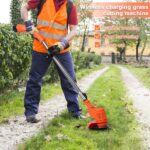DRAADLOZE Onkruid / Grastrimmer / Grasmaaier 650W. - Afbeelding 2