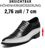 CHAMARIPA Heren schoenen suède Skate schoenen Sneaker - Maat 39 - 7 cm verhoging - Afbeelding 2
