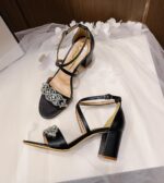 Schoenen met Hak Dames Sandalen Dikke Hakken - maat 43 - Afbeelding 2