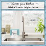 Sponshouder voor de keuken - spoelbakhouder keramiek wit - gootsteenorganizer - landelijke stijl - Afbeelding 4