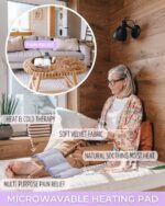 Warmtekussen voor nek en schouders - Draagbaar warm kompres voor pijnverlichting en ontspanning - Afbeelding 3