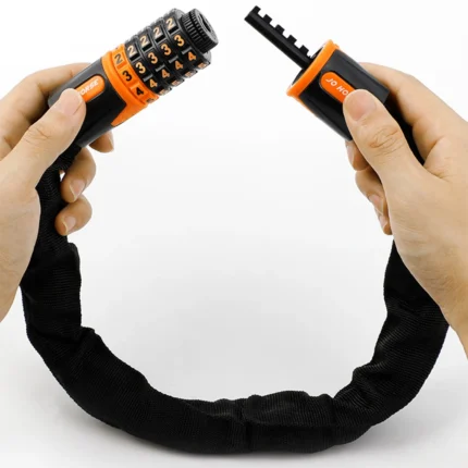 fietsslot, scooter of motor kabelslot 4-stellig cijferslot 30 x 5 x 900 mm