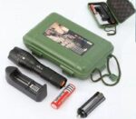 Militaire Zaklamp - Zaklamp LED oplaadbaar - 1200 Lumen - IP66 Waterdicht - Hard Case Opbergdoos - 6800mah batterij - Afbeelding 2