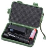 Militaire Zaklamp - Zaklamp LED oplaadbaar - 1200 Lumen - IP66 Waterdicht - Hard Case Opbergdoos - 6800mah batterij - Afbeelding 4