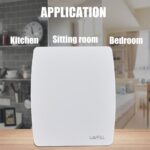 8W 220V 6inch Afzuigventilator Geluidsarme ventilator Keuken Badkamer Slaapkamer Wc Muur Stille Extractor Afzuigventilator - Afbeelding 2