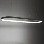 Ovale Eiland Hanglampen Ultra 220V-240V Zwart - 90 cm