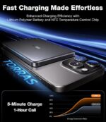 TORRAS MiniMag Power Bank,Ultra-Slim 10,000mAh - Afbeelding 3