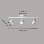 Moderne plafondspot met 3 verdraaibare spotjes. - Afbeelding 3