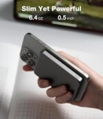 TORRAS MiniMag Power Bank,Ultra-Slim 10,000mAh - Afbeelding 4