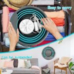 Mini-wasmachine, opvouwbare, draagbare campingwasmachine - 10L - Afbeelding 4