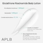 APLB Glutathione Niacinamide Bodylotion | LIPO GLUTA NIAC CEN™ 12,5% - 300ml - Afbeelding 4