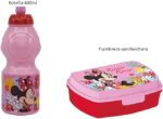 3 delige Minnie Mouse lunchbox voor meisjes, drinkbeker, trommel en rugtas. - Afbeelding 2