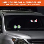 Geanimeerde Knipperogen Voor Halloween (3-Pack): Spookachtige Decoratie Voor Buiten En Activiteiten In Het Donker - Afbeelding 3