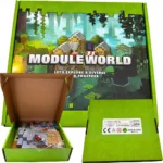 Minecraft leerzame magnetische bouwblokkenset van 64 stuks + poppetjes - Afbeelding 5