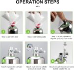 CO2 Generator Systeem Koolstof, Rvs Kooldioxide Reactor Aquarium - Afbeelding 7