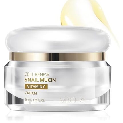 MISSHA Cell Renew Snail Mucin Vitamin C Cream - 50ml