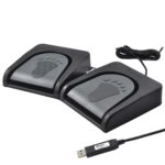 Draadloze Bluetooth USB dubbele voetpedaal - Afbeelding 4