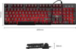 Rii Gaming Keyboard, RK100 Light Up Keyboard - Afbeelding 6