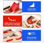 Houten ballenbaan van Ray Toy met 16 ballen - Afbeelding 2