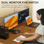 USB 3.0 DP KVM-switch voor 2 pc's en 2 monitoren - Afbeelding 3