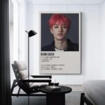 Poster Canvas van Stray Kids-lid Bang Chan - 60 x 90 cm - Afbeelding 3