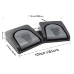 Draadloze Bluetooth USB dubbele voetpedaal - Afbeelding 7