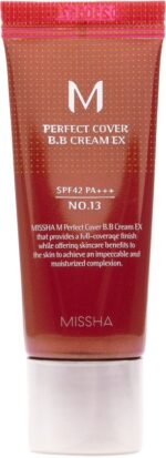 Missha Perfect Cover Bb Cream Spf42 - NO.13 - Bright Beige - 50 ml