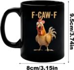 F-CAW-F Grappige Kip Humor Ceramic Cup - Afbeelding 10