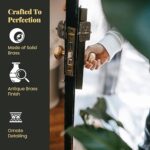 Vintage Decoratieve Antieke Victoriaanse Deurbel met Eenvoudige Installatie - Afbeelding 7