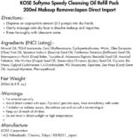 Kose Softymo Speedy Cleansing Oil Refill 210ml - Afbeelding 3