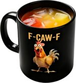 F-CAW-F Grappige Kip Humor Ceramic Cup - Afbeelding 3