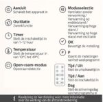 Sensova Keramische Wandverwarming 2000W - Wit- Elektrische Kachel - Afbeelding 6