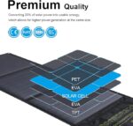 60W opvouwbare draagbare zonneoplader voor buiten met 3 panelen - Afbeelding 4