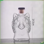 Wolf hoofdvormige wijn whisky -karaf - Afbeelding 3