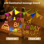 Acrylic Led Lamp Tekenbord - Afbeelding 2