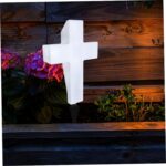 Witte Kruis Met Led Verlichting