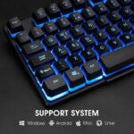 Rii Gaming Keyboard, RK100 Light Up Keyboard - Afbeelding 3
