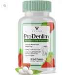 Prodentim kauwtabletten voor tandvlees en tanden, orale probiotica, aardbei (30 stuks)