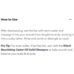 Kitsch Conditioner Bar Castorolie 77g - Afbeelding 3