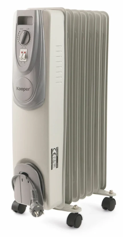 Kooper Santorini Sette White 1500W 7-elementen oliegevulde radiatorkachel