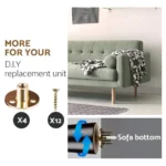 5 cm Massief houten Meubelpoten, 4 stuks - Afbeelding 2