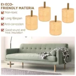 5 cm Massief houten Meubelpoten, 4 stuks - Afbeelding 5