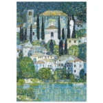 Artfulprints Gustav Klimt - Church in Cassone Schilderen op nummer - 50x70 cm